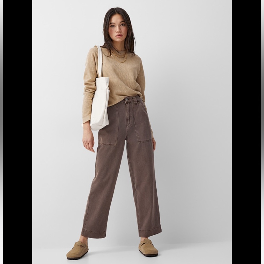 Loose Moss Stitch Sweater